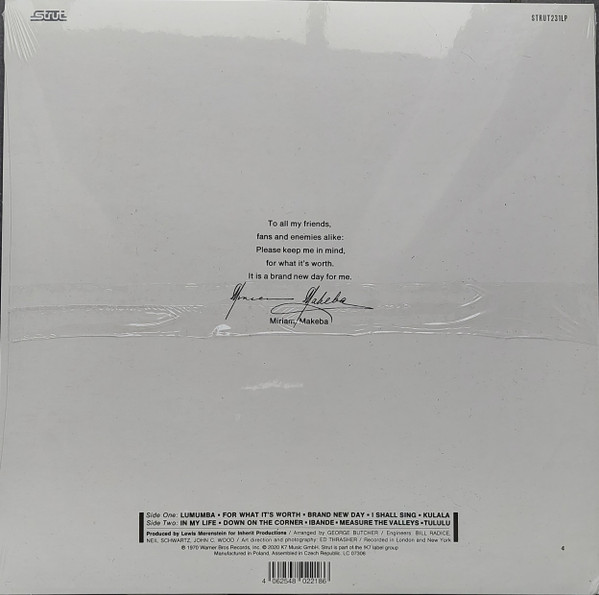 Miriam Makeba - Keep Me In Mind | Strut (STRUT231LP) - 2 Miriam Makeba - Keep Me In Mind | Strut (STRUT231LP) - 2