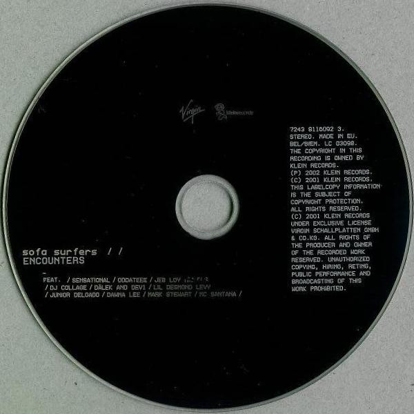Sofa Surfers - Encounters | Virgin (811609 2) - 3 Sofa Surfers - Encounters | Virgin (811609 2) - 3