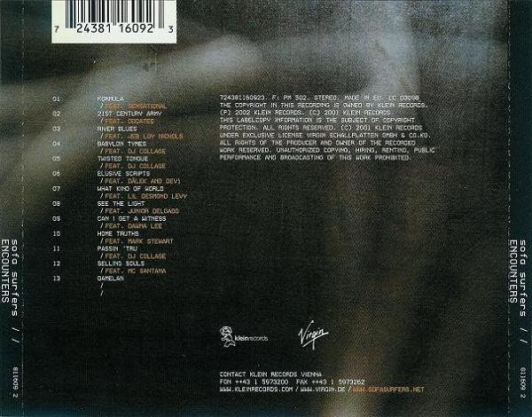 Sofa Surfers - Encounters | Virgin (811609 2) - 2 Sofa Surfers - Encounters | Virgin (811609 2) - 2