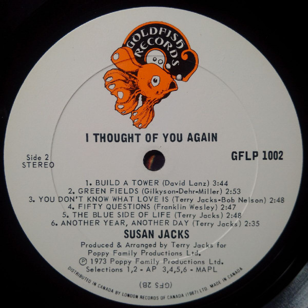 Susan Jacks - I Thought Of You Again | Goldfish Records (GFLP 1002) - 4 Susan Jacks - I Thought Of You Again | Goldfish Records (GFLP 1002) - 4