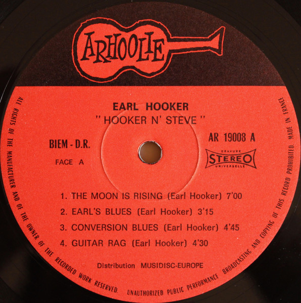 Earl Hooker - Hooker And Steve | Arhoolie Records (AR 19008) - 3 Earl Hooker - Hooker And Steve | Arhoolie Records (AR 19008) - 3