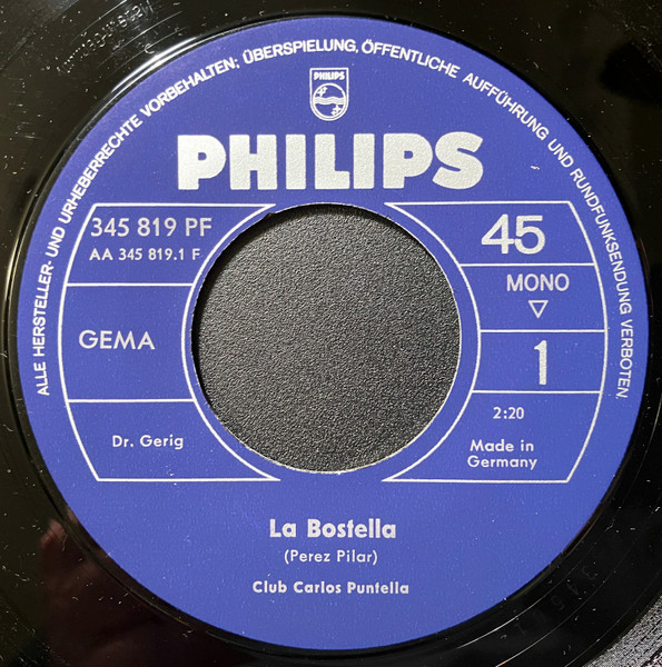 Club Carlos Puntella - La Bostella | Philips (345 819 PF) - 3