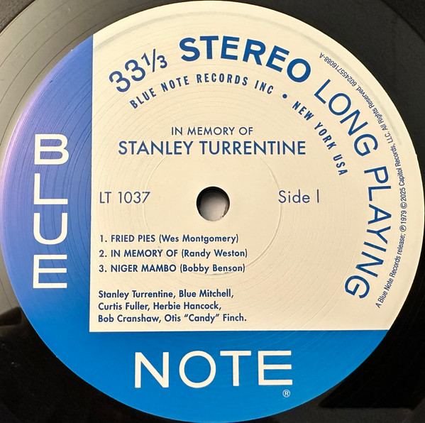 Stanley Turrentine - In Memory Of | Blue Note (1037) - 3 Stanley Turrentine - In Memory Of | Blue Note (1037) - 3