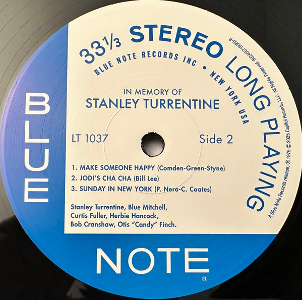 Stanley Turrentine - In Memory Of | Blue Note (1037) - 4 Stanley Turrentine - In Memory Of | Blue Note (1037) - 4
