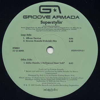 Groove Armada - Superstylin' | Jive Electro (01241-42916-1) - 2