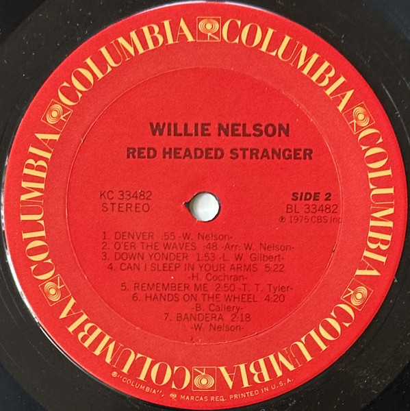 Willie Nelson - Red Headed Stranger | Columbia (KC 33482) - 4 Willie Nelson - Red Headed Stranger | Columbia (KC 33482) - 4