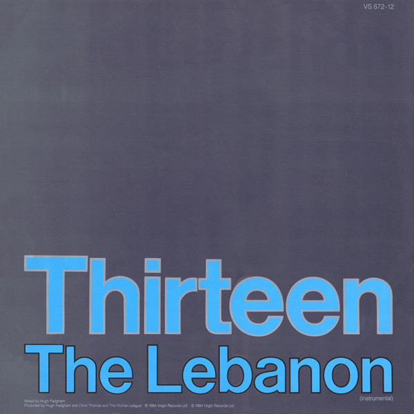 The Human League - The Lebanon | Virgin (VS 672-12) - 2