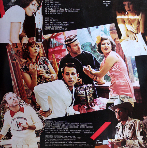 The Manhattan Transfer - Pastiche | Atlantic (ATL 50 444) - 2 The Manhattan Transfer - Pastiche | Atlantic (ATL 50 444) - 2