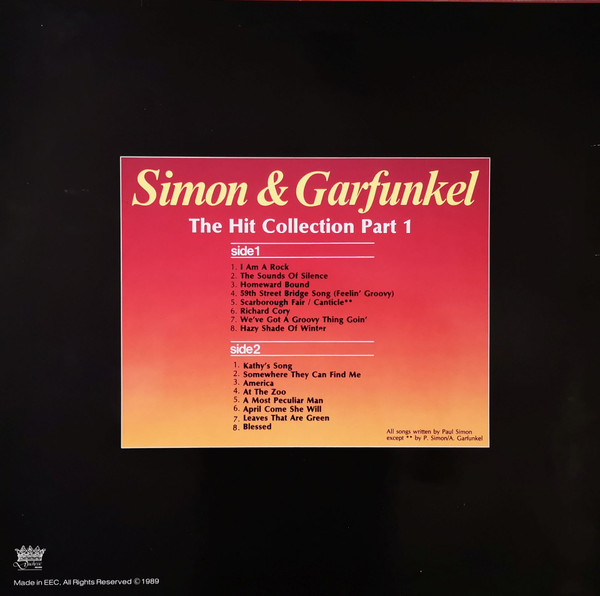 Simon & Garfunkel - The Hits Collection Part 1 | Duchesse (DD 152039) - 2 Simon & Garfunkel - The Hits Collection Part 1 | Duchesse (DD 152039) - 2