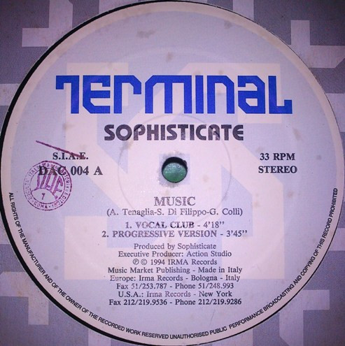 Sophisticate - Music | Terminal (DAC 004)