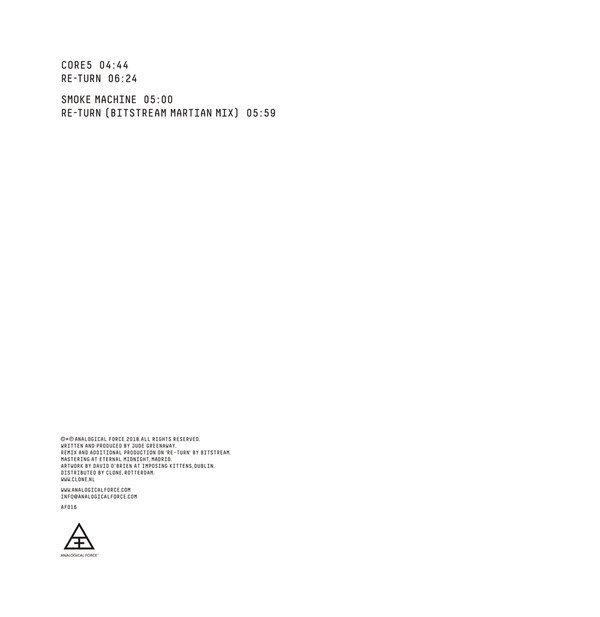 ScanOne - E.Oneseven EP | Analogical Force (AF016) - 2 ScanOne - E.Oneseven EP | Analogical Force (AF016) - 2