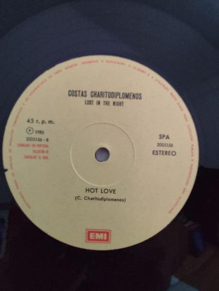 Costas Charitodiplomenos - Lost In The Night / Hot Love | EMI (2005156) - 4