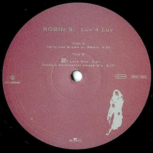 Robin S. - Luv 4 Luv (2002 Remixes) | Stereophonic (STEREO 011) - 4
