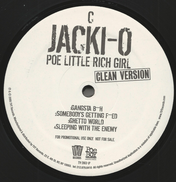 Jacki-O - Poe Little Rich Girl | TVT Records (TV-2663-1P) - 3 Jacki-O - Poe Little Rich Girl | TVT Records (TV-2663-1P) - 3