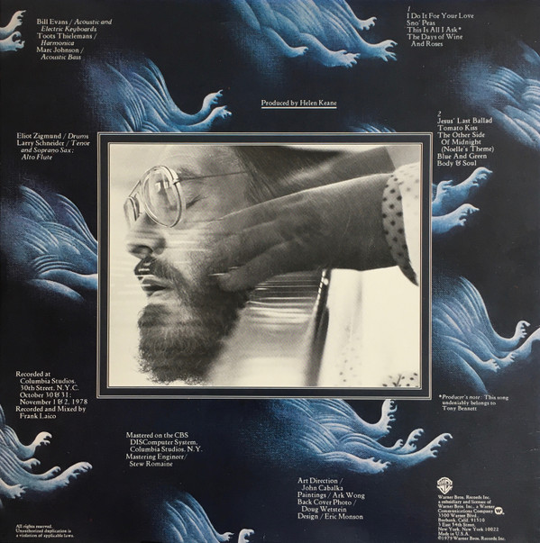 Bill Evans / Toots Thielemans - Affinity | Warner Bros. Records (BSK 3293) - 2