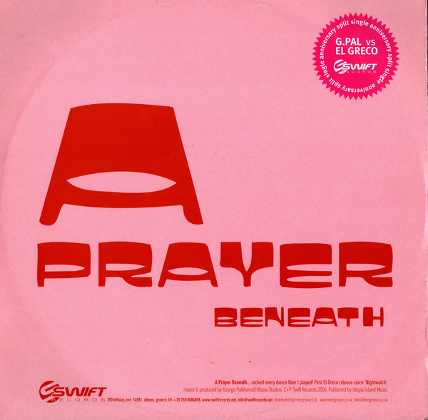 G-Pal vs. El Greco - 3rd Of July / A Prayer Beneath | Swift Records (SWIFT 010) - 2
