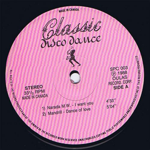 Various - Classic Disco Dance | Classic Disco Dance (SPC 003) - main Various - Classic Disco Dance | Classic Disco Dance (SPC 003) - main