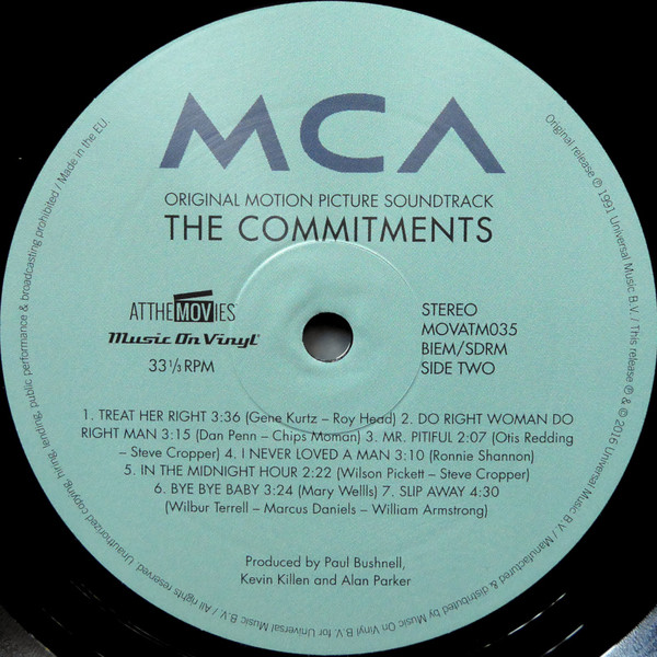 The Commitments - The Commitments (Music From The Original Motion Picture Soundtrack) | Music On Vinyl (MOVATM035) - 3