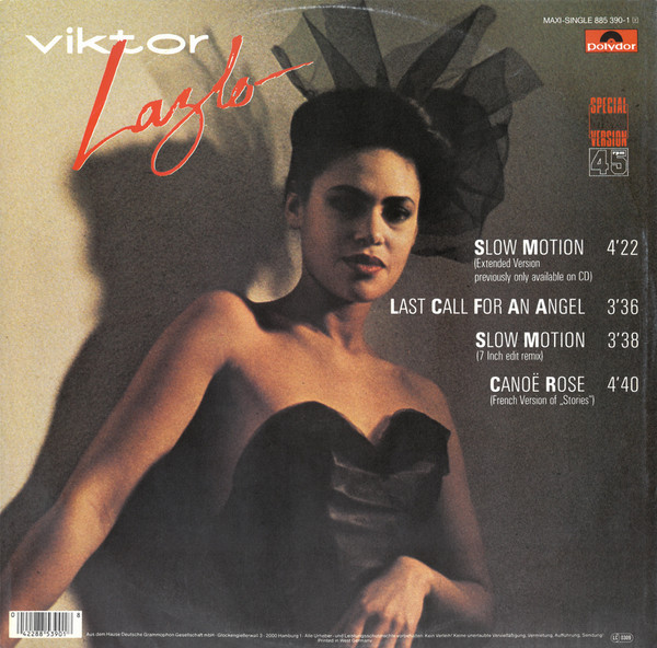 Viktor Lazlo - Slow Motion | Polydor (885 390-1) - 2 Viktor Lazlo - Slow Motion | Polydor (885 390-1) - 2