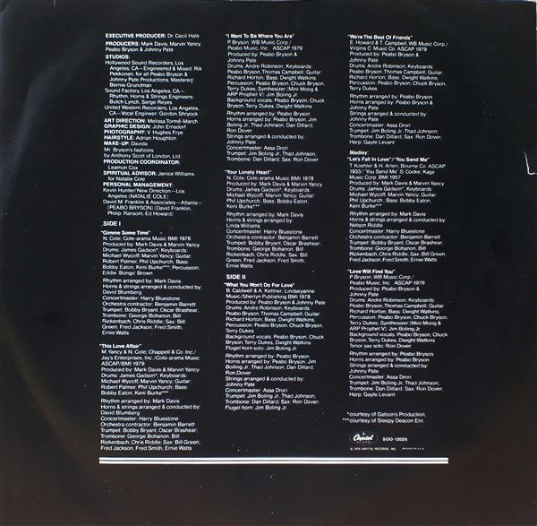 Natalie Cole & Peabo Bryson - We're The Best Of Friends | Capitol Records (SW-12019) - 3 Natalie Cole & Peabo Bryson - We're The Best Of Friends | Capitol Records (SW-12019) - 3