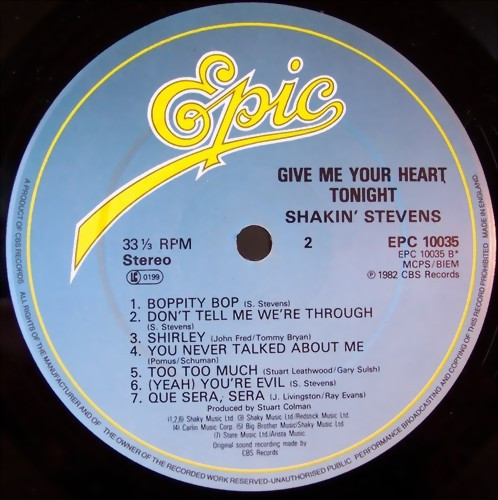 Give Me Your Heart Tonight