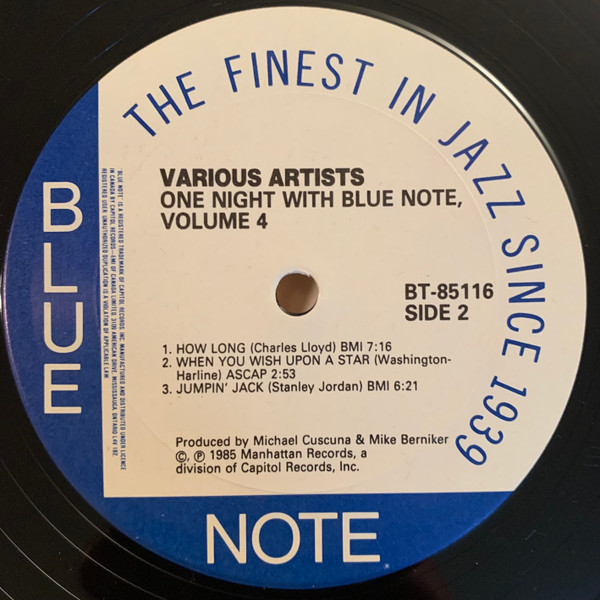 Various - One Night With Blue Note, Volume 4 | Blue Note (BT 85116) - 4 Various - One Night With Blue Note, Volume 4 | Blue Note (BT 85116) - 4