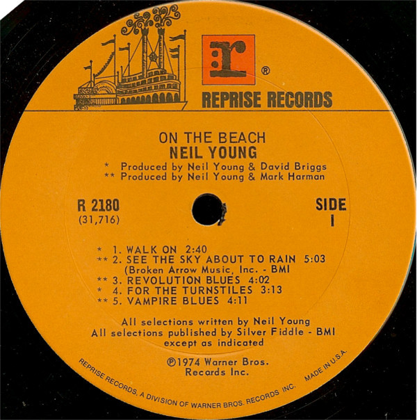 Neil Young - On The Beach | Reprise Records (R 2180) - 2 Neil Young - On The Beach | Reprise Records (R 2180) - 2