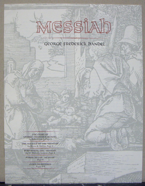 Georg Friedrich Händel - Messiah | Reader's Digest (RDS 5084/86) - 3