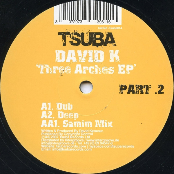 David K - Three Arches EP Part 2 | Tsuba Records (Tsuba014) - 3 David K - Three Arches EP Part 2 | Tsuba Records (Tsuba014) - 3