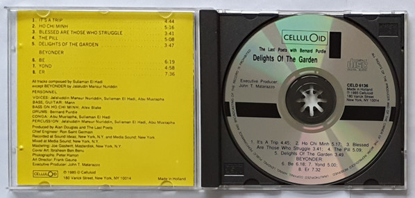 The Last Poets With Bernard Purdie - Delights Of The Garden | Celluloid (CELD 6136) - 4