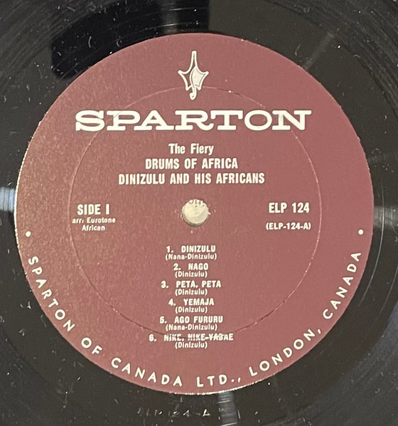 Dinizulu And His Africans - The Fiery Drums Of Africa: Songs And Dances | Eurotone (124) - 3 Dinizulu And His Africans - The Fiery Drums Of Africa: Songs And Dances | Eurotone (124) - 3