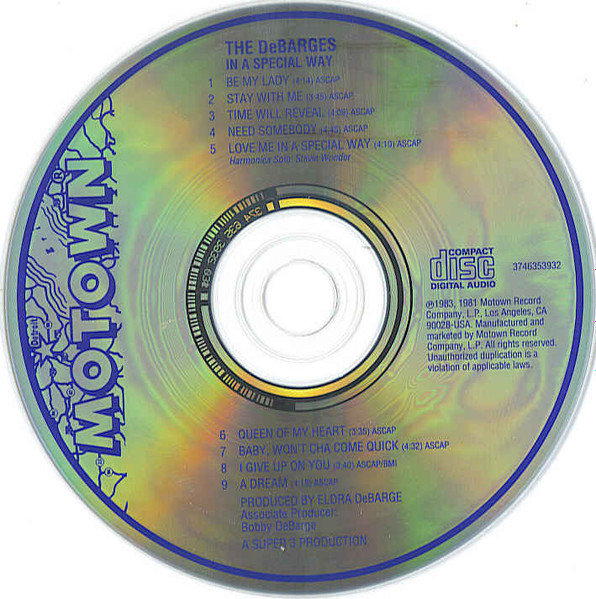 DeBarge - In A Special Way | Motown (3746353932) - 3
