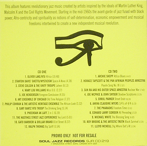 Various - Freedom Rhythm & Sound - Revolutionary Jazz & The Civil Rights Movement 1963-82 | Soul Jazz Records (SJR CD 219) - 4
