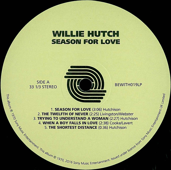 Willie Hutch - Season For Love | Be With Records (BEWITH019LP) - 2 Willie Hutch - Season For Love | Be With Records (BEWITH019LP) - 2