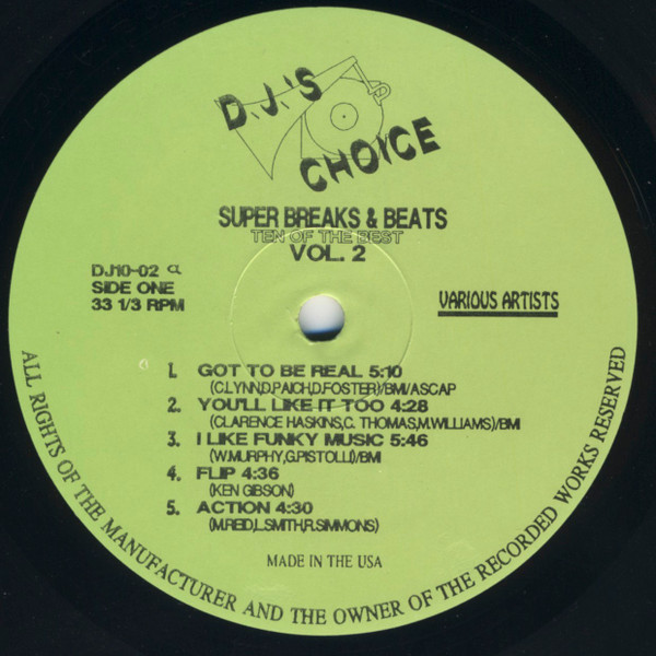 Various - Super Breaks & Beats Vol.2 | DJ's Choice (DJ10-02) - 3 Various - Super Breaks & Beats Vol.2 | DJ's Choice (DJ10-02) - 3