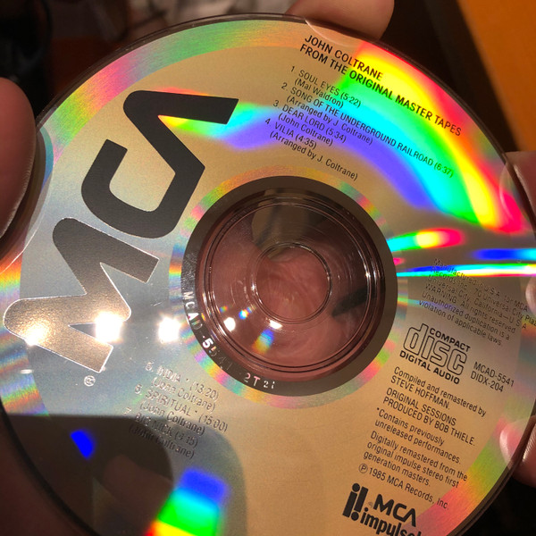 John Coltrane - From The Original Master Tapes | MCA Impulse! (MCAD-5541) - 4