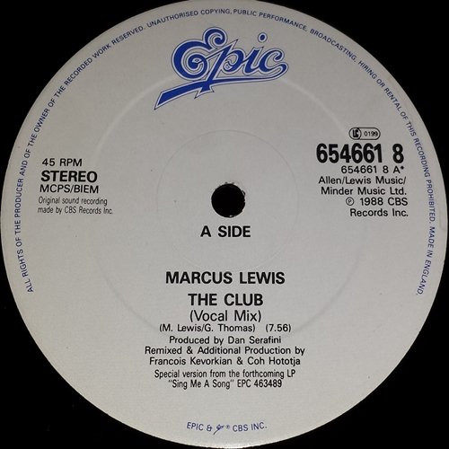 Marcus Lewis - The Club | Epic (654661 8) - 3