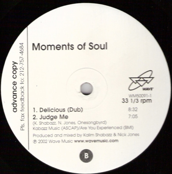 Moments Of Soul - Delicious | Wave Music (WM50091-1) - 2