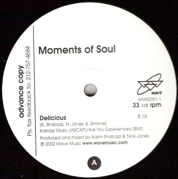 Moments Of Soul - Delicious | Wave Music (WM50091-1)