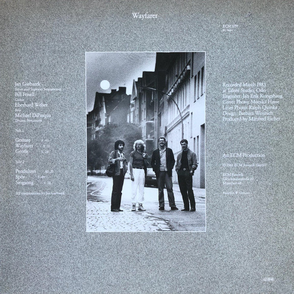 Jan Garbarek Group - Wayfarer | ECM Records (ECM 1259) - 2 Jan Garbarek Group - Wayfarer | ECM Records (ECM 1259) - 2