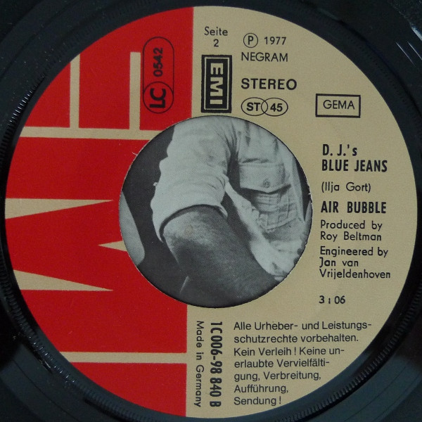 Air Bubble - Jany | EMI (1C 006-98 840) - 3