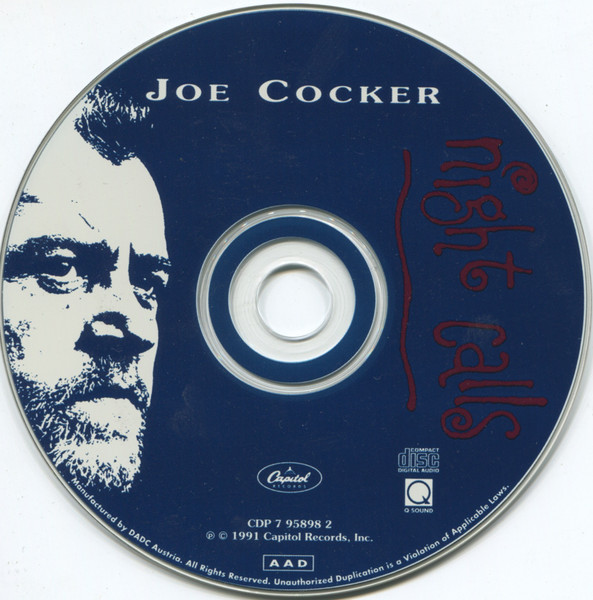 Joe Cocker - Night Calls | Capitol Records (795898 2) - 3