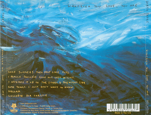 Dirty Three - Whatever You Love, You Are | Bella Union (BELLACD16) - 3