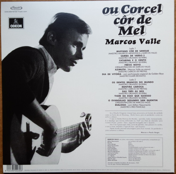 Marcos Valle - Mustang Côr De Sangue | Odeon (700139) - 3