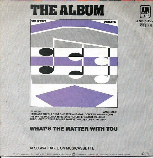 Split Enz - History Never Repeats | A&M Records (AMS 9129) - 2