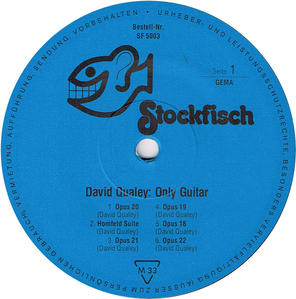 David Qualey - Only Guitar | Stockfisch Records (SF 5003) - 3 David Qualey - Only Guitar | Stockfisch Records (SF 5003) - 3