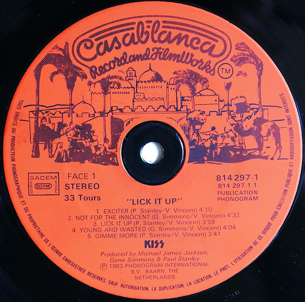 Kiss - Lick It Up | Casablanca (814 297-1) - 3 Kiss - Lick It Up | Casablanca (814 297-1) - 3