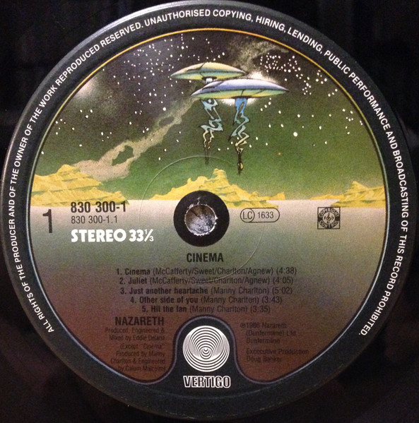 Nazareth - Cinema | Vertigo (830 300-1) - 3