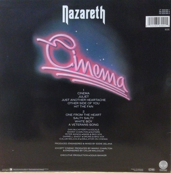 Nazareth - Cinema | Vertigo (830 300-1) - 2