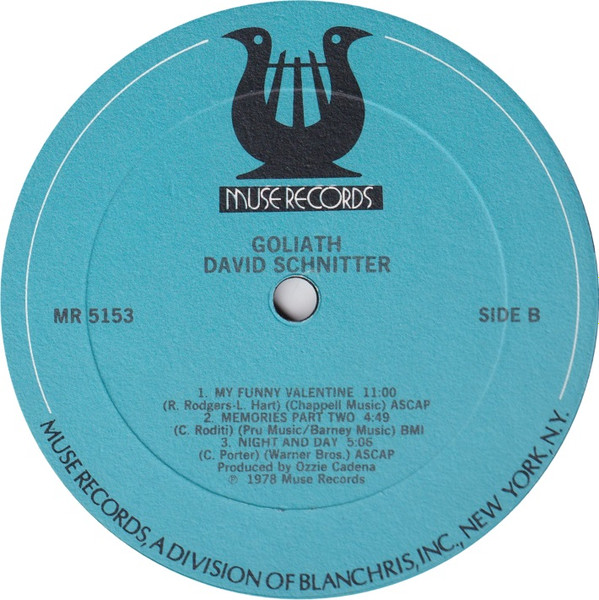 David Schnitter - Goliath | Muse Records (MR 5153) - 4